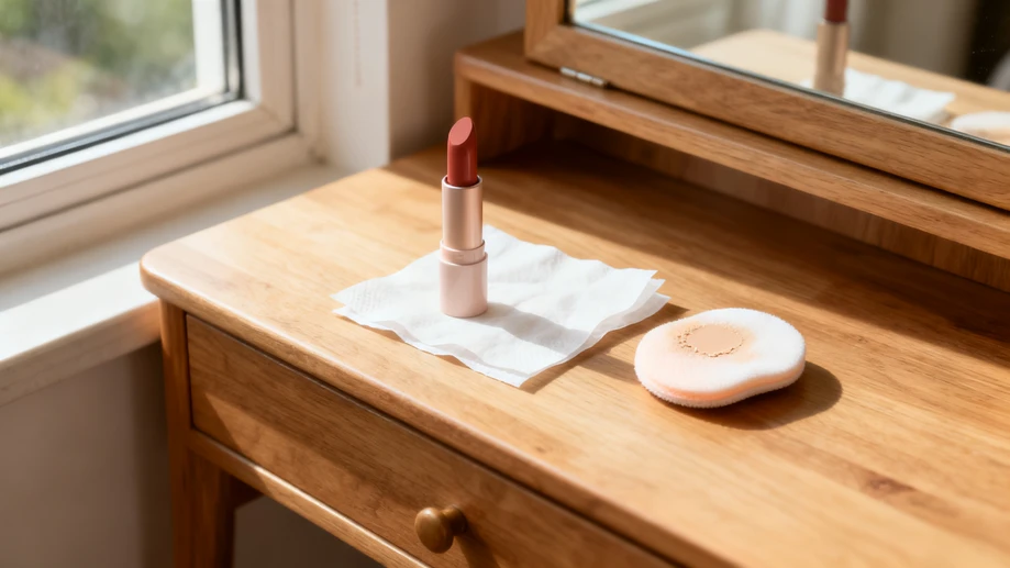 When you apply lipstick after finishing all steps of your base makeup routine you will get surprisingly longer wear time than applying it earlier in the process