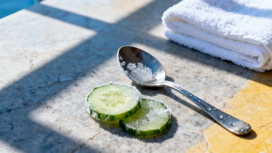 Can a Spoon from Your Freezer Really Erase Morning Eye Puffiness Instantly?