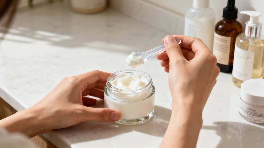 The tiny habit of using a dedicated spatula instead of fingers to dip into your face cream keeps your skincare products far longer than you expect