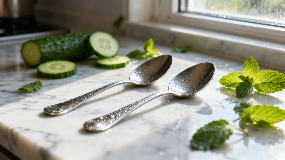 The Amazing Power of Cold Spoons for Puffy Eyes!