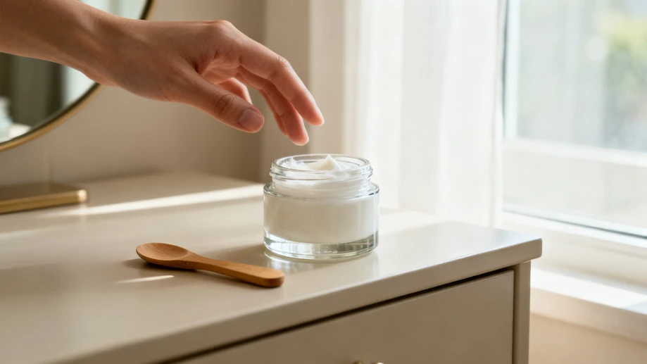 Developing a tiny regular habit of using dedicated clean scoops for jarred face cream prevents unnoticed fast product degradation before printed expiry