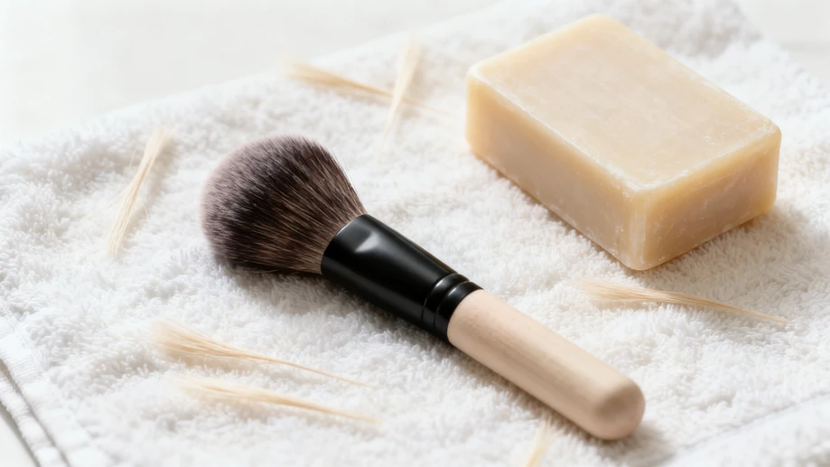 Most casual makeup wearers and new beauty learners never realize their frequently used loose powder brushes do not require a deep wash every single week