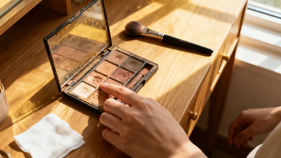 Have you ever wondered why your once silky eyeshadow starts to crumble and skip across your lids after months of regular use?