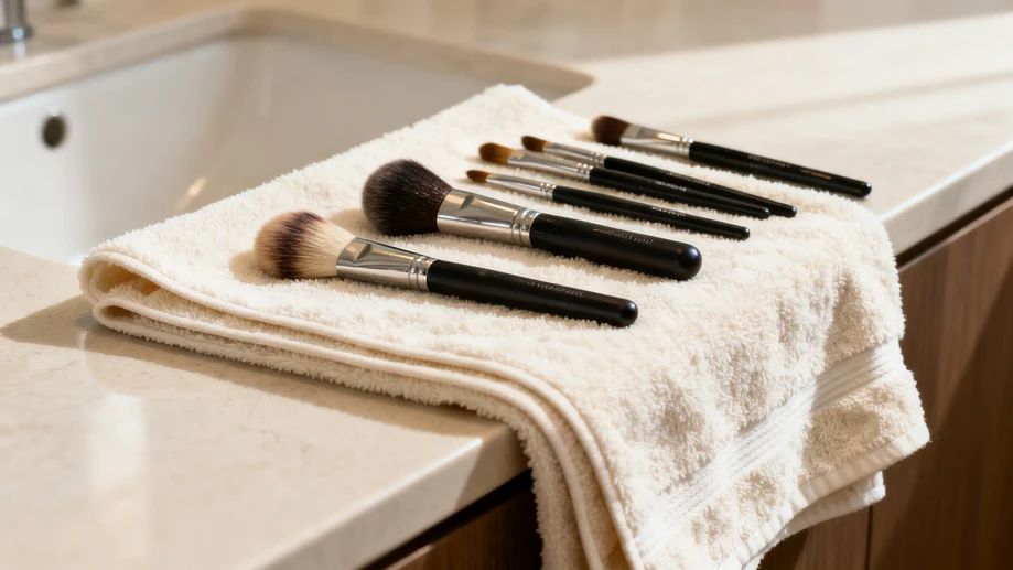 The overlooked correct drying method for freshly washed makeup brushes preserves soft bristles and doubles the usable life of your daily beauty tools